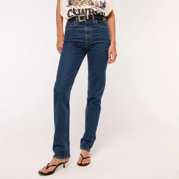 Abercrombie & Fitch 90s straight jeans, 8L - Picture 1 of 4